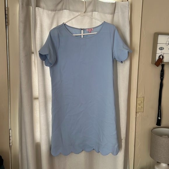 Pink Lily Scallop Dress - Picture 1 of 1